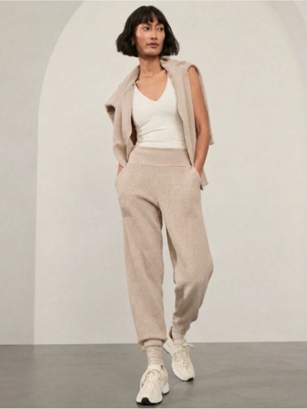 Athleta Coaster Luxe Waffle